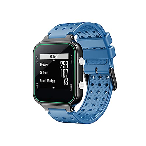 Watch Band Replacement Silicone Strap Wristband for Garmin Approach S20 Watch Bands with Tool, blue, 216 millimeters - Image 2