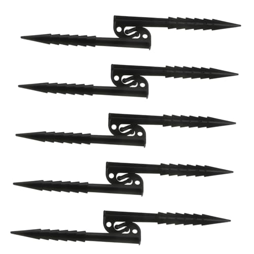 ABOOFAN 10Pcs Outdoor Tent Stakes Windproof Plastic Ground Pegs for Camping Lawn Garden Fixing Durable Lightweight Easy to Use for Tent Anchoring and Support