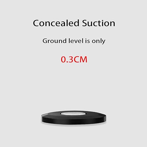 Miniatura 6 de Topes de puerta invisibles, fuerte magnético anticolisión, tope de puerta magnético oculto, tope de puerta magnético, topes de puerta para la parte