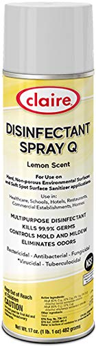 Disinfectant Spray Q Lemon Scent CL-1002 17 oz