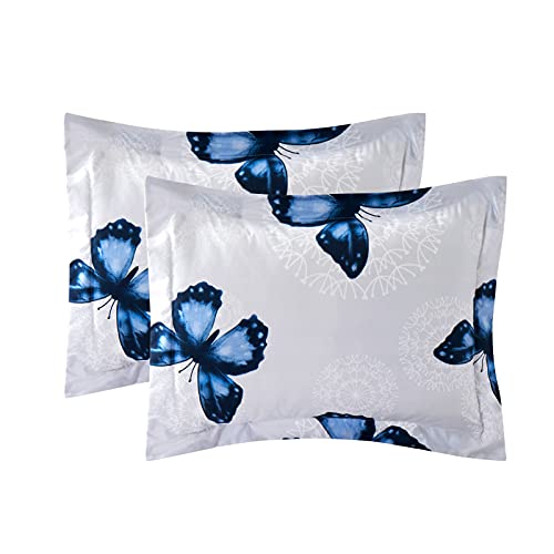 Parure de lit 8 pièces papillon ARTALL pour matelas difficile à assortir