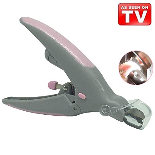 Helishy Illuminated Pet Nail Clipper, 5X Magnification Dog Nail Scissor Safe Pet Grooming