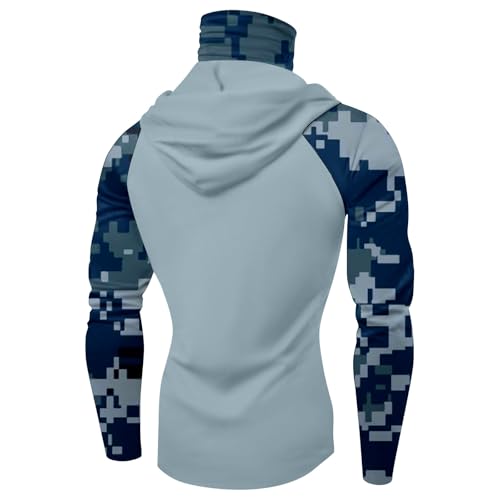 Men’s UPF 50 Performance Fishing Shirt Cooling Hoodie Camo Long Sleeve2