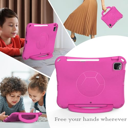 Capa infantil compatível com iPad Air 5th Gen Case 2022/Air 4th 2020 Case de 10,9 polegadas, compatí