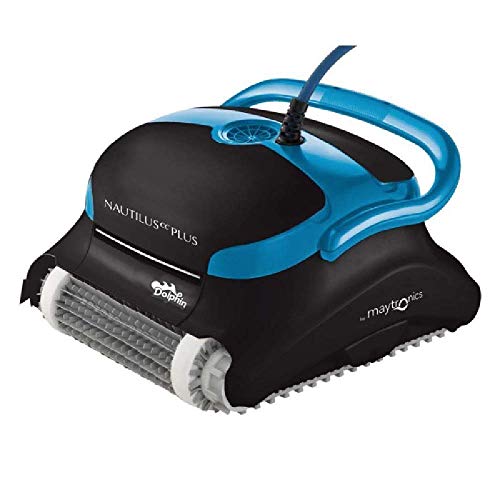 Dolphin Automatic Robotic Pool Vacuum Cleaner, Wall Climbing Scrubber Brush, Smart Navigation, Ideal...