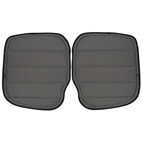 VANNCAMP 4 Season Rear Door Window Covers (Pair) for Mercedes-Benz 2007-2018 Sprinter (Full Metal) - Olive Gray