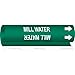 Brady 5725-I, 92576 High Performance - Wrap Around Pipe Marker, (Pack of 15 pcs)