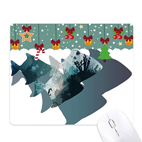 Tapis de souris caoutchouc Seahouse antidérapant pour souris optique