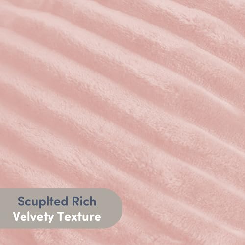 Image of Nestl Reading Pillow with Shredded Memory Foam, Luxe Cut Plush Back Pillow for Sitting Up in Bed, Back and Arms Adjustable Support for Adult & Teens, Backrest Pillows with Washable Cover Peach Beige
