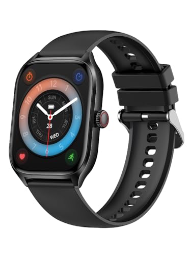 Image of TIMEX iConnect Calling Max 2.01 inch(5.1cm) Display with Functional Crown and BT Calling Smartwatch for Unisex - TWIXW1300T