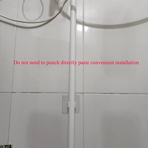 3/4（20Mm）Pipe Clamp, Pipe Support Clips, Pex Pipe Clips, Pvc Water Pipe Support Hanger U-Shaped Plastic Pipe Clips Tool, Pipe Clips Retainer, White 8Pcs #TOP3