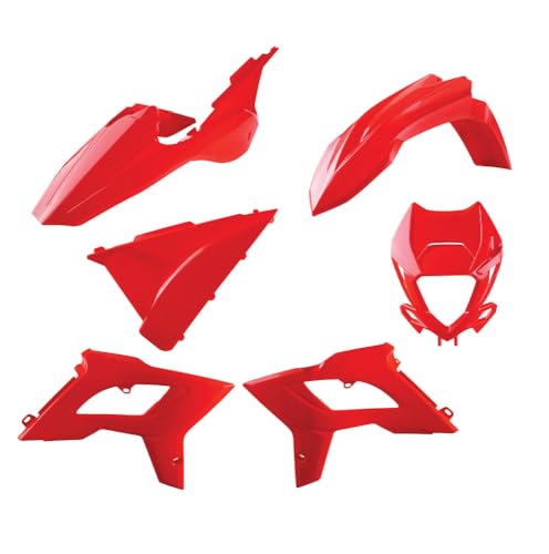 Kit Restyling Polisport 91075 pour rénovation plastique moto Beta rouge