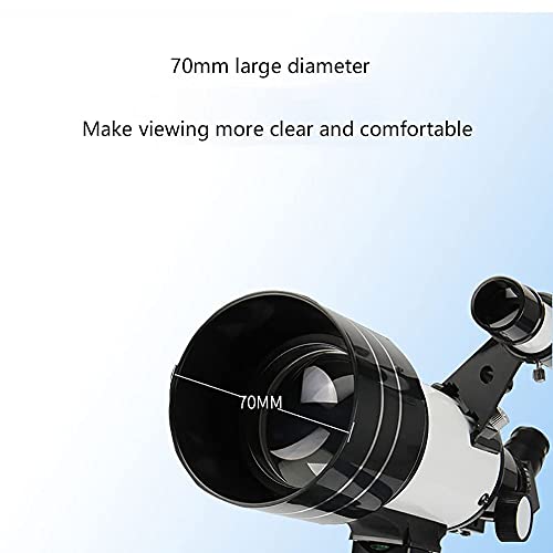 Telescopio Refractor 70mm para principiantes con trípode y accesorios miniatura 5
