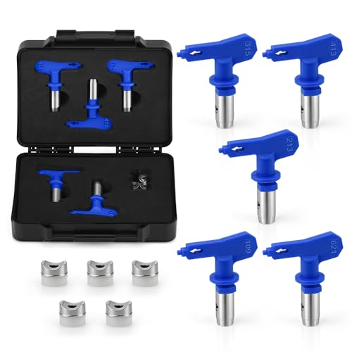 Reversible Airless Spray Tips Set (5 Pieces)