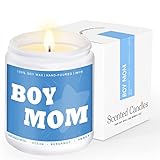 Boy Mom Candle Gifts, New Mom Gifts, New Mom Gifts for Women, Unique Candle for Mom, Mother, Mother'