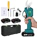 Produktbild Elektrische Gartenschere 30mm 21V Hand Akku Elektro Astschere mit Tragetasche Wiederaufladbare 2000-mAh-Lithiumbatterie und Ladegerät Angetriebene Astschere Gartenschere