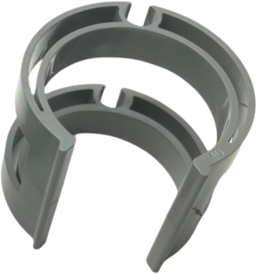 Plastic Hose Clamp For 32mm 35mm 40mm Rods Gray Finish Clip For Securing Hoses On Cleaning Equipment Reliably(40mm)