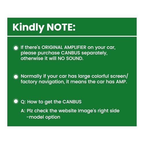 Kunfine Car CarPlay Android Auto Navigation Stereo GPS Radio Reverse Camera Display 13.1