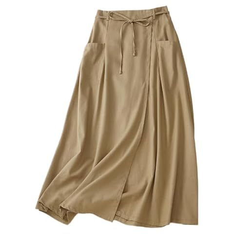 Jupe longue Giltpeak en lin et coton Cover