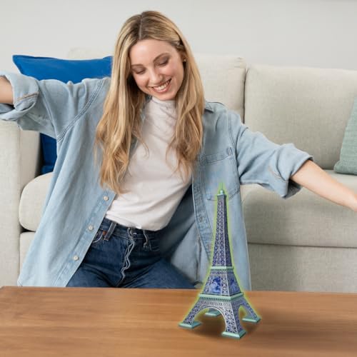 Puzzle 3D 216 pièces Edition : Tour Eiffel Phosphorescente Ravensburger France - vue 8