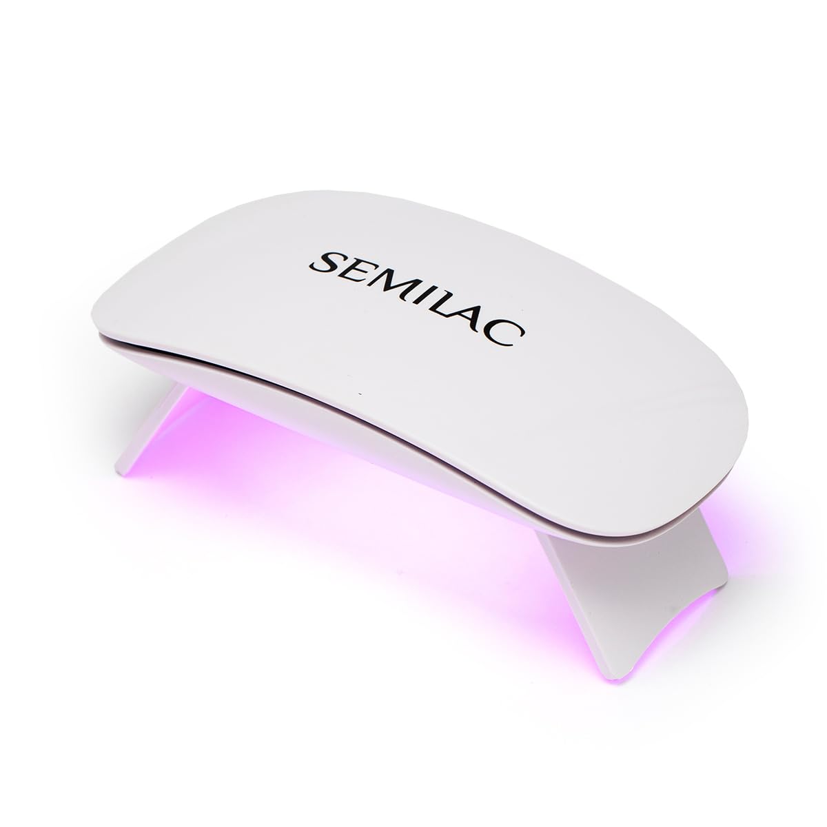 Semilac Lampada LED da viaggio, 6 W, pieghevole, con timer da 60/90 secondi, compatta e portatile, connettore USB-C