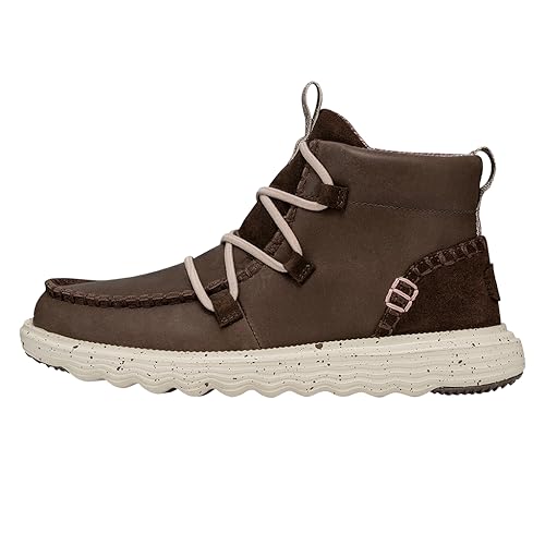Bottes en cuir marron Reyes HEYDUDE anti fatigue pieds sensibles