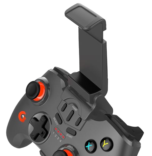 Geonav Controle Bluetooth Illusion Light Joystick/Gamepad - Compatível com Notebook, Smartphones,Tab