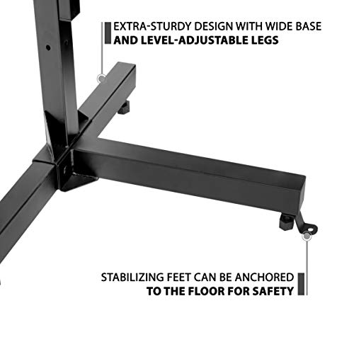 Raxgo Freestanding Kayak Rack For 4, Heavy Duty Floor Storage Holder For Four-Kayak, Sup, Canoe & Paddleboard For Indoor, Outdoor, Garage, Shed, Or Dock, Adjustable Height #TOP4