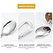 Yaoliucp Camping Cutlery Set Stainless Steel Travel Cutlery Set Portable Camping Knife Fork and Spoon Silver 3 Pcs, Camping Cutlery Set