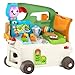 Fisher-Price Baby to Toddler Toy Laugh & Learn 3-in-1 On-the-Go Camper Walker & Activity Center with Smart Stages for Ages 9+ Months​, Tan/Green