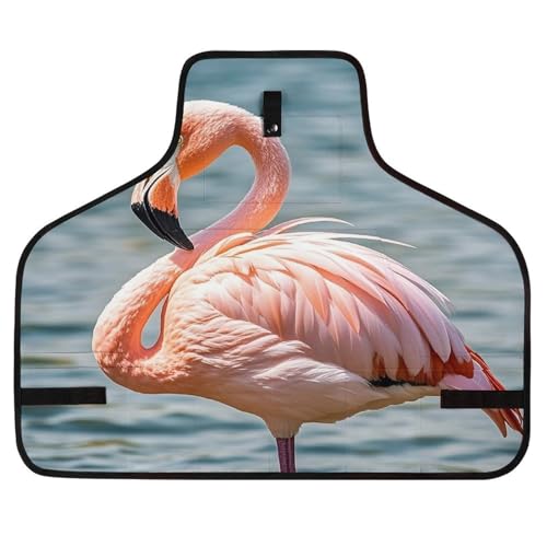 Delantal de trabajo ajustable unisex con bolsillos