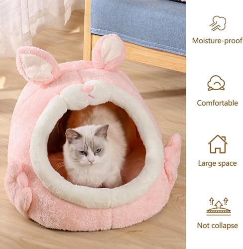 Niche pour chat haut de gamme lit confortable d'intérieur