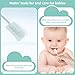 SmilBoxy 105 Pieces Tongue Cleaner + 2 PCS Finger Toothbrush Soft Gauze with Box Disposable Tongue Cleaner Infants Oral Mouth Cleaner Newborn Care 0-36 Month Infants