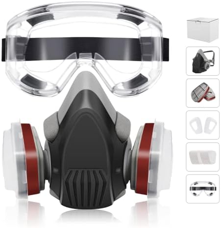 Respirator Mask,Dust Mask,Safety Dust Face Cover,Face Cover for Painting,Adjustable Headrest For Good Fit And Comfort
