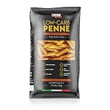 BeKeto Low-Carb Penne Pasta 250g | Low Carb Nudeln | 36g Protein 9,8g Kohlenhydrate Pro Portion | Ballaststoffreich | Vegetarisch Glutenfrei | 86% Weniger Kohlenhydrate Als Normale Penne
