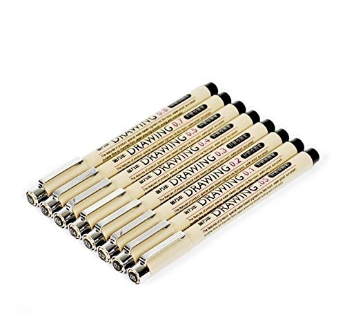 08 Canetas Nankin Drawing 0,05/0,1/0,2/0,3/0,4/0,5/0,7/0,8mm