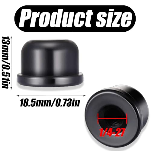 Image of 4 Pcs 1 /4-27 Solid Lamp Finials Caps, Lamp Shade Holder, Lamp Accessories, Lamp Decoration, Lamp Finial Knob, Black
