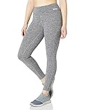 Terramar Women's Cloud Nine 4-Way Stretch Brushed Tights, Grey Melange, Small (6-8)
