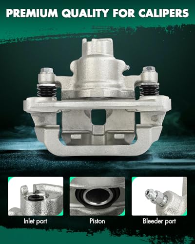 Image of SCITOO Rear Left Brake Caliper With Bracket 19B2583 Compatible For Subaru Baja 2003-2006 For Subaru Legacy 2000-2004 For Subaru Outback 2001-2004