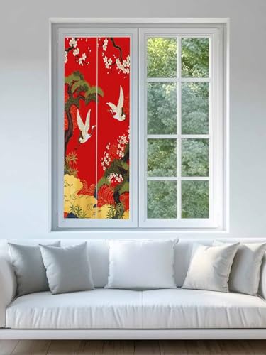 Vinilo Decorativo para Ventana 18x40 pulgadas Rojo miniatura 2