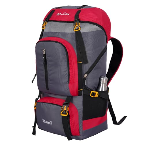 Image of 80L Travel Backpack for Outdoor Sport Camp Hiking Trekking Bag Camping Rucksack