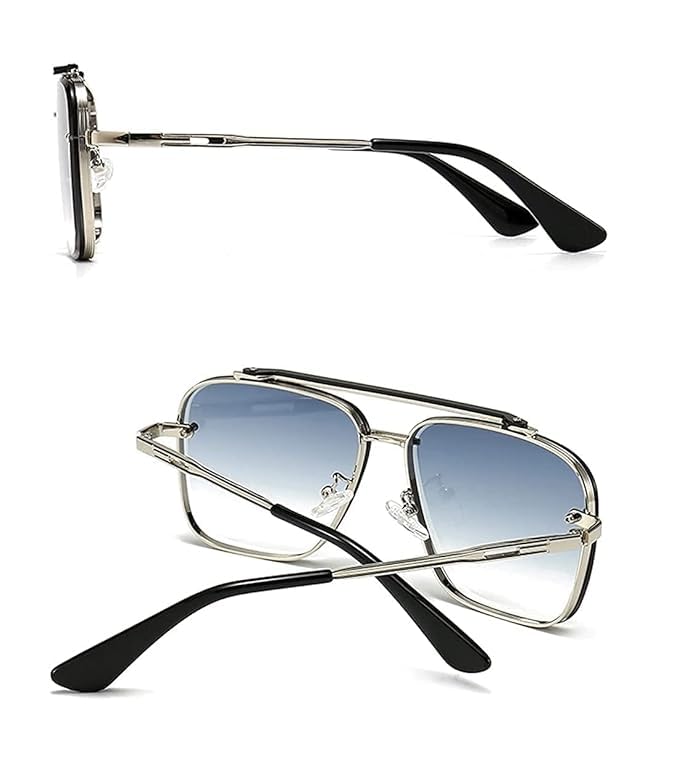 Image of Desire Rocky Square Sunglasses for Men KGF Yash Style UV Protection