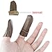 BUTUZE Cowhide Felting Thimbles -10 Pieces Felting Finger Protectors -Leather Finger Cots for Leather Craft DIY/Leather Sewing/Leather Working