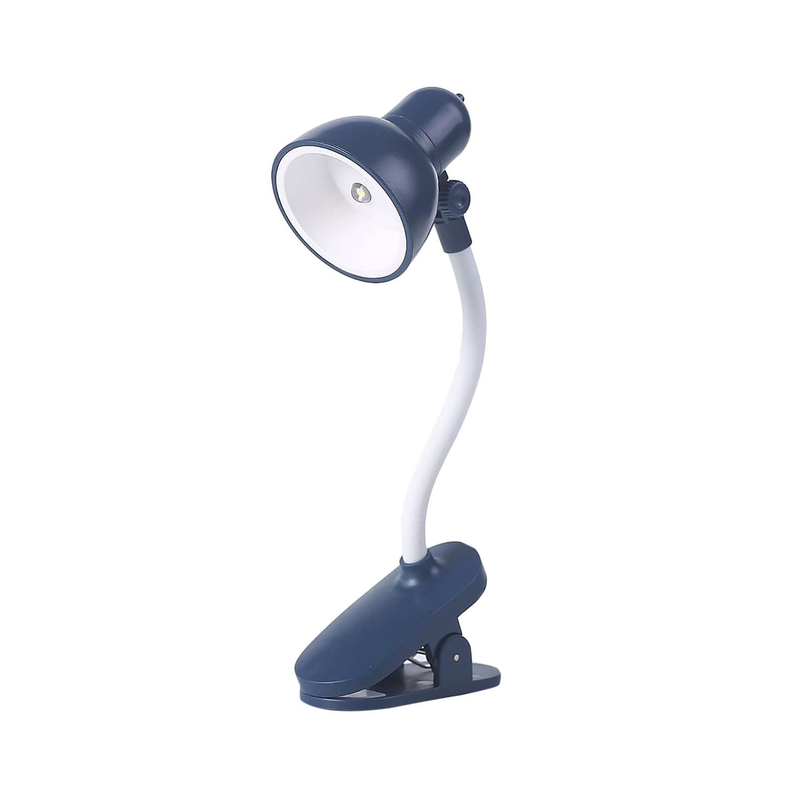 Lamp Table Household Book Clip Mini Light Lamp Small Clip Reading Night Book Lights Indoor Solar Lights for Home (Blue, One Size)