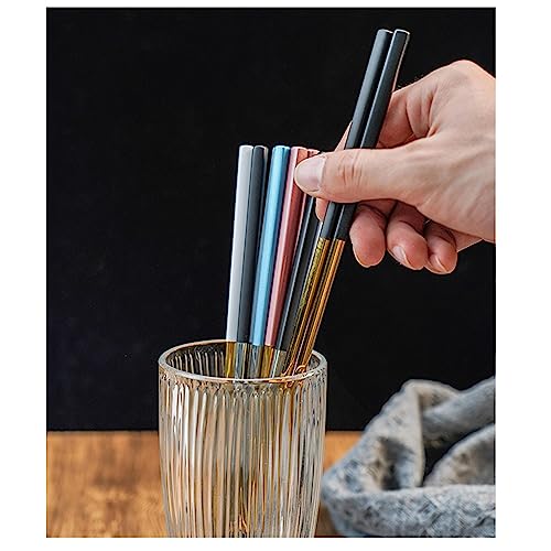 Baguettes en acier inoxydable de 23,5 cm couvert de table lavable et durable