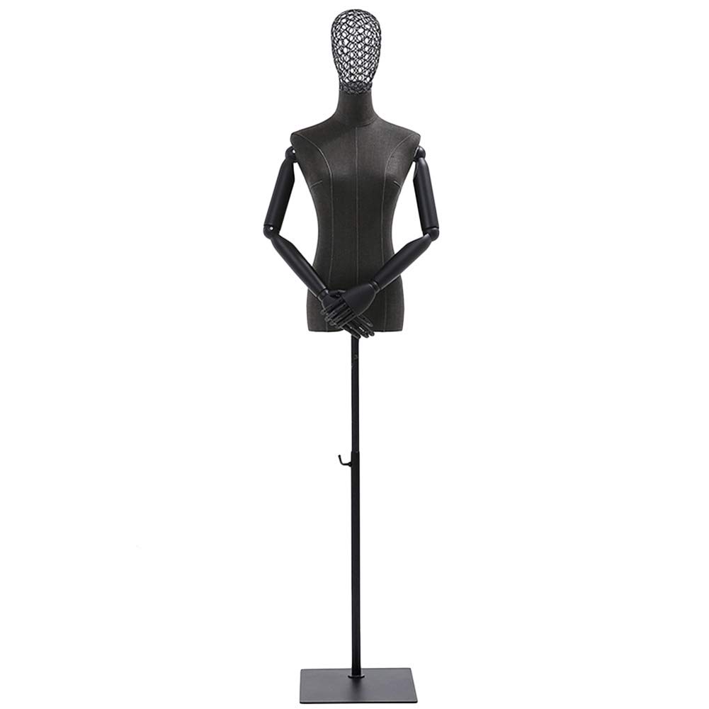 ブラックドレスフォームマネキン レディース トルソー Amazon.co.jp: 女性マネキン ドレス フォーム トルソー ボディ バスト