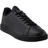 adidas NEO Men's Cloudfoam Advantage Clean Sneakers, Black/Black/Dark Solid Grey, (9 M US)