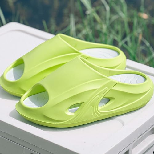 Men's Slide Comfortable Sandals with Arch Support,Non-Slip Breathable Durable Sole Shock-Absorbing Indoor Outdoor Lightweight Slippers Shoes4