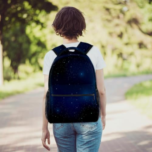 Mochila escolar de estrellas para laptop bolsa de libros multicolor de 40cm para universidad 6