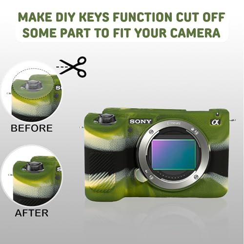 Funda de silicona para cámara Sony ZV-E1 miniatura 7